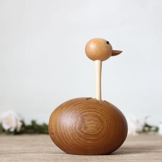 北欧风格  鸵鸟  丹麦木偶摆件  木质家居  创意生日礼物 商品图3