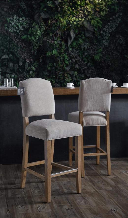 NS家居nsfurniture软包布艺高低吧椅NSBA-4063B/C4063B PB 商品图3