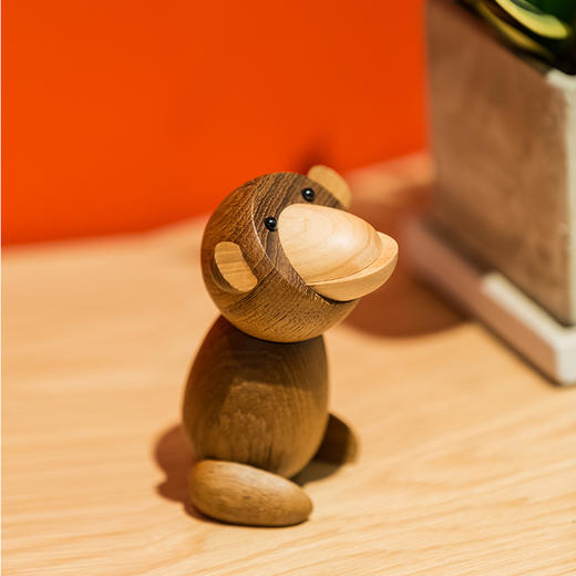 北欧风格  日本猴  丹麦木偶摆件  木质家居  创意生日礼物 商品图0