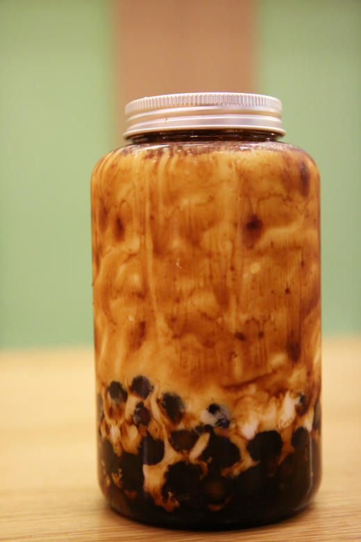 uji抹茶本铺 黑糖珍珠牛乳