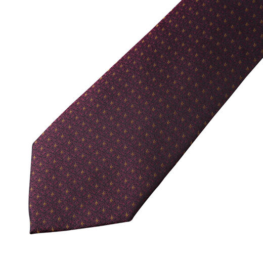 SAINTJOY/上久楷 宋锦领带 元宝纹·酒红 LD15602-8 商品图1