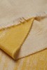 流淌的笔触 黄色 纯羊绒围巾 商品缩略图4