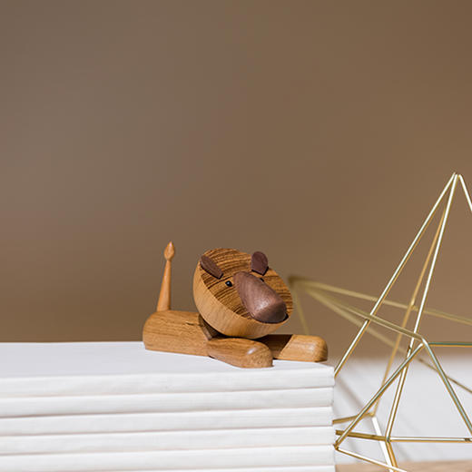 北欧风格  狮子  丹麦木偶摆件  木质家居  创意生日礼物 商品图0