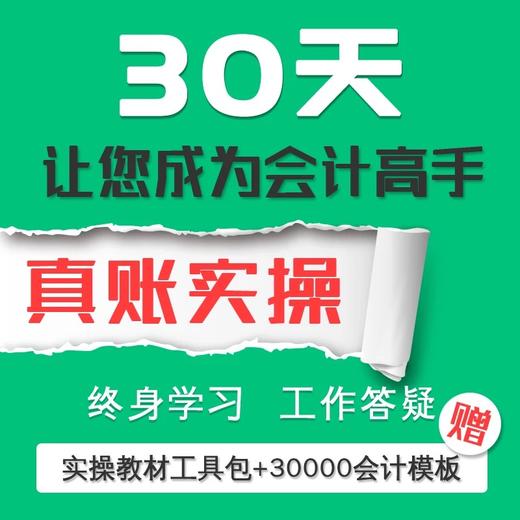 【30天让您成为会计高手】老会计手把手教做账一元一天体验版 商品图0