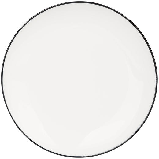 摩登主妇欧式创意黑线陶瓷餐具装菜盘子碟子菜盘西餐盘家用碗汤盘 商品图4