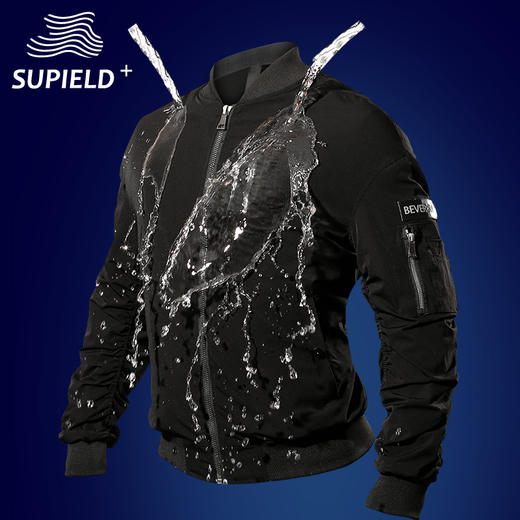 Supield疏水棒球服夹克男ma-1飞行员空军外套 商品图3