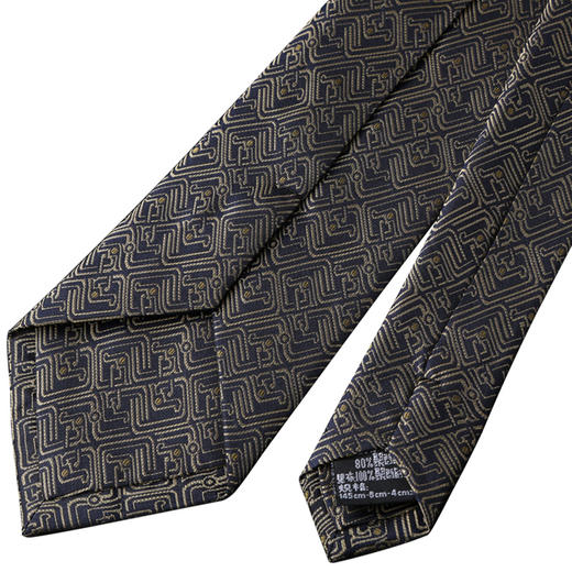 SAINTJOY/上久楷 宋锦领带 小龙纹·金色 LD15602-7 商品图4