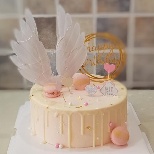 天使之翼 ins简约风一款温柔美腻到爆炸的蛋糕（闺蜜&恋人款）（蛋糕需提前6小时下单，不接急单）【页面往下拉，有尺寸和口味选择】 商品图0