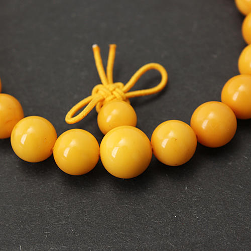 单圈琥珀手链蜜蜡圆润佛珠a23