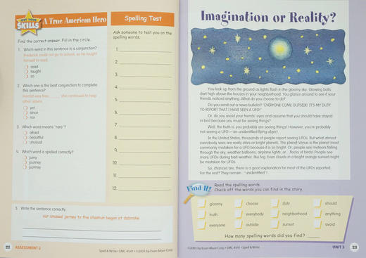 【中商原版】[英文原版]Skill Sharpeners Spell&Write, Grade 5拼写技巧5年级 商品图4