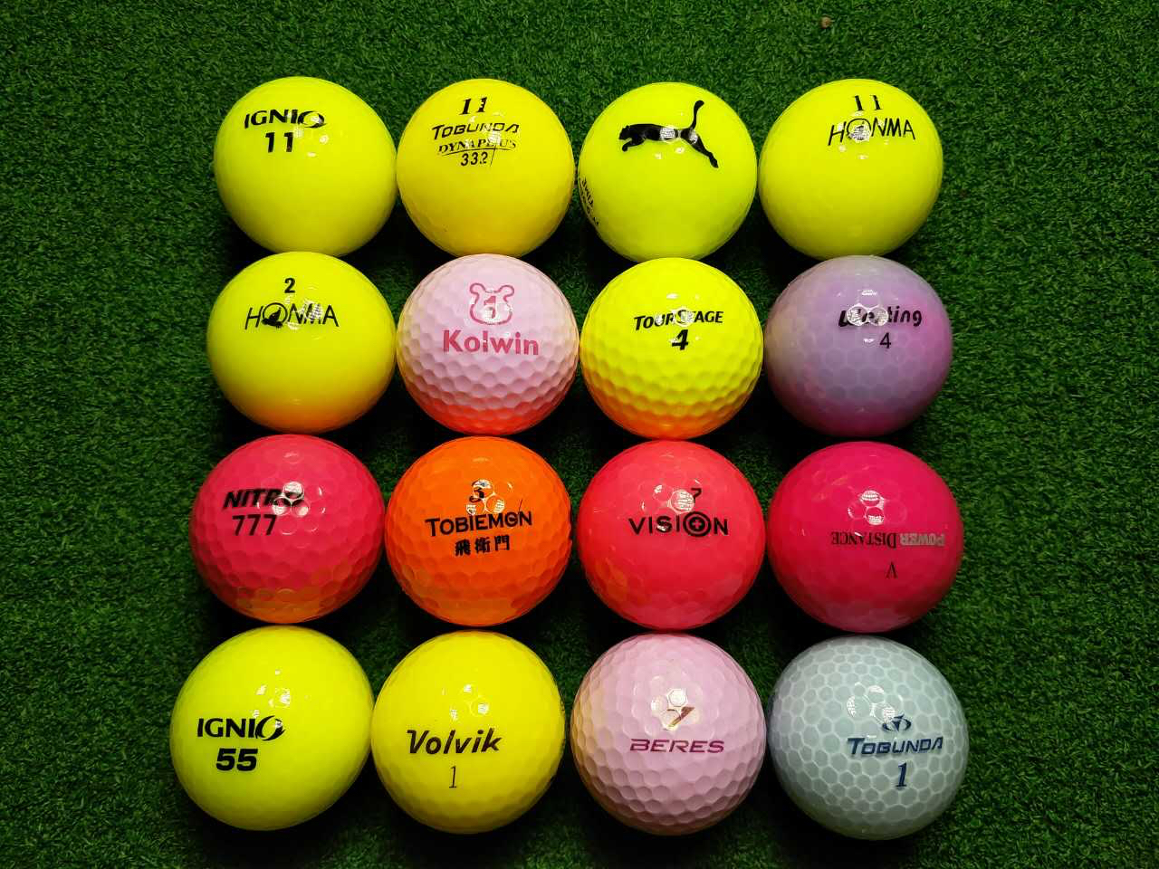 二手混合品牌彩色球23层8成新以上50颗起团a180826x