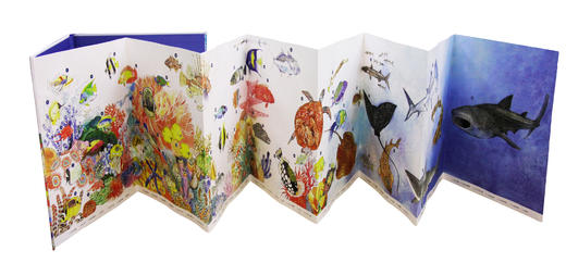 手绘自然长卷书《一卷一视界》：《海洋狂想曲》 商品图2