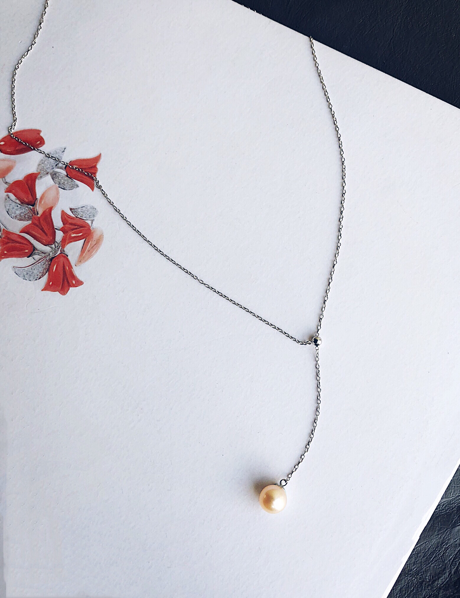 RETRO系列 925银镶淡水珍珠项链