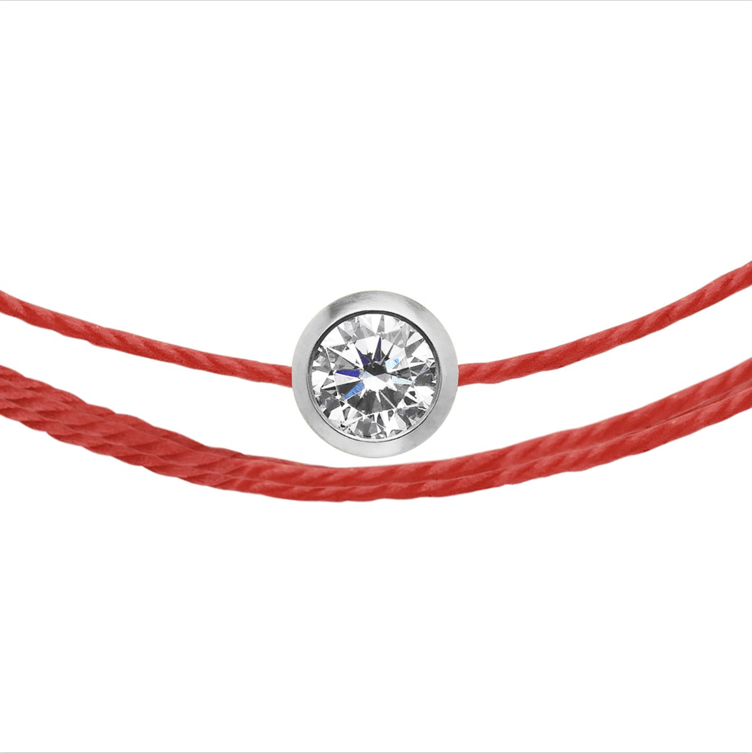 店面 ｜Redline-Pure brodé-18K白金 钻石 手链［法国设计师］