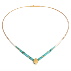 北京仓｜BERND WOLF-Vilana-蔚蓝海岸 项链［德国设计师］