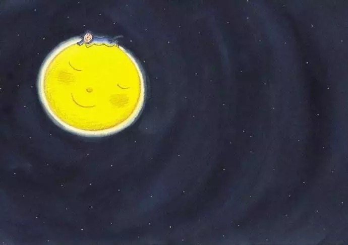 借由掉落人间的月亮和小男孩的情谊,照亮了现实和人心中的黑暗.