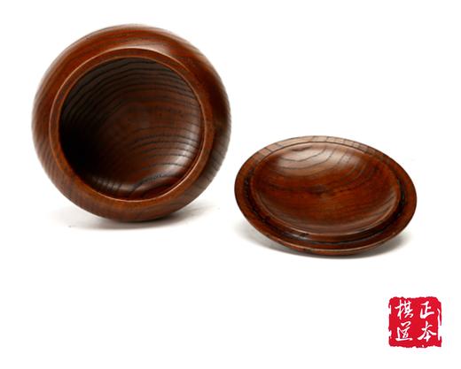 正品 围棋罐 大号古朴酸枣木 围棋罐 枣木罐  实木镂空围棋罐 商品图2