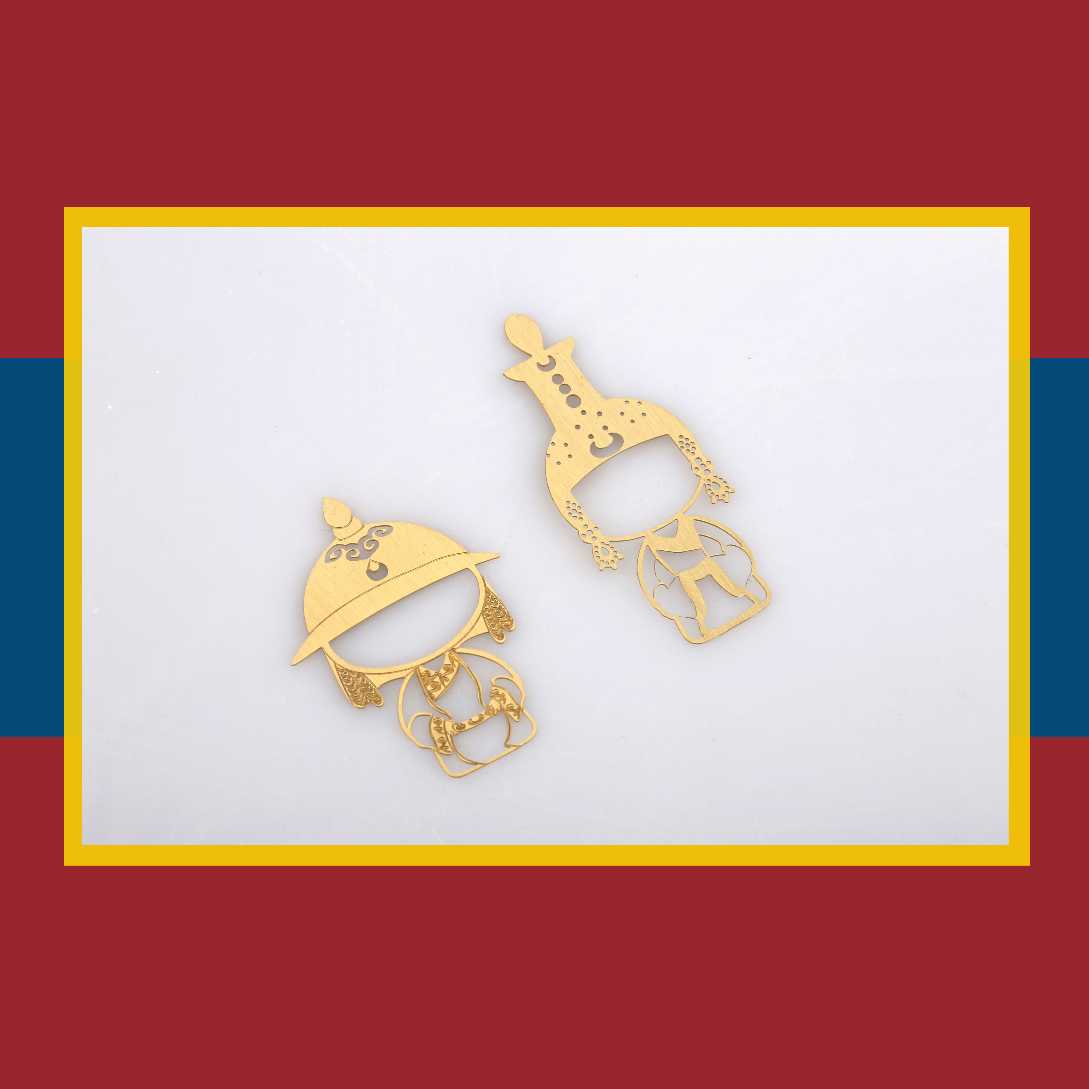 草原记忆——蒙古娃娃书签