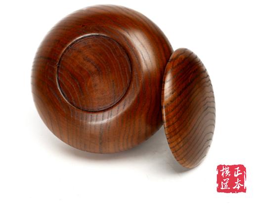 棋罐 大号古朴酸枣木围棋罐 稳重大气 适合搭配中号棋子围棋棋罐 商品图2