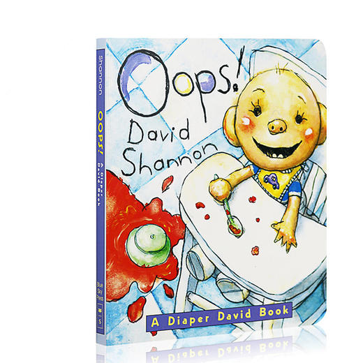 英文原版绘本Oops! A Diaper David shannon book大卫宝宝的故事 作者David Shanno吴敏兰书单 获凯迪克大奖 大卫不可以系列纸版书 商品图0