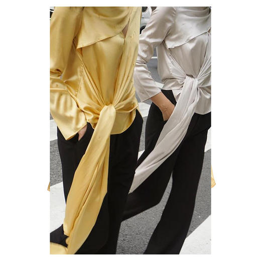 Viktoria Chan | AW18018 Rose Silk TOP [真丝长袖上衣] 商品图6