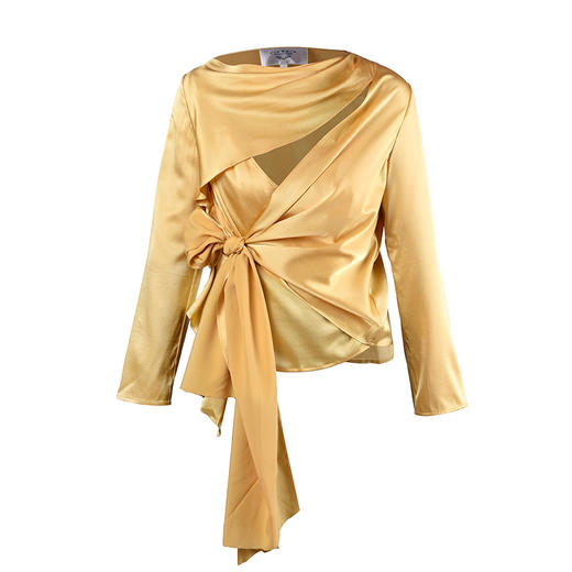 Viktoria Chan | AW18018 Rose Silk TOP [真丝长袖上衣] 商品图4