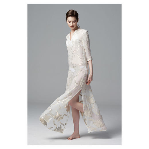 CG｜Long Silk Tunic set [真丝长袖连衣裙 套装] 商品图1