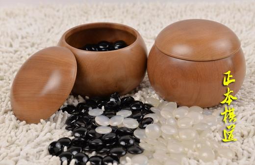 玛瑙围棋 天然玛瑙围棋子配乌龙 加大号 红桧木实木围棋罐 商品图1