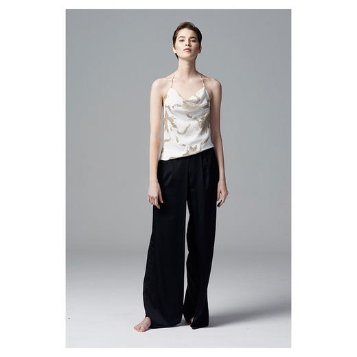 CG｜Silk Halter Top [真丝挂脖系细肩带露背上衣] 商品图3