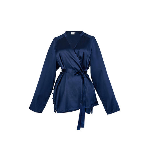 Viktoria Chan | Andrea Silk Blouse with Buttons [长袖真丝上衣] 商品图4