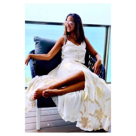 CG｜Grace Maxi Silk Skirt [真丝超大摆双侧开叉半身裙] 商品图13