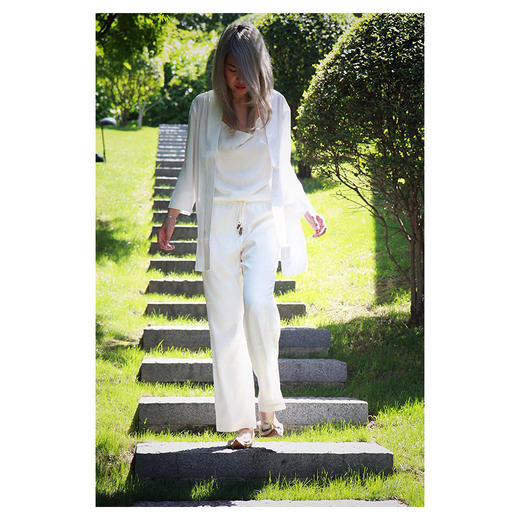 CG｜Jerry Silk Jacket [真丝无扣开衫外套] 商品图5