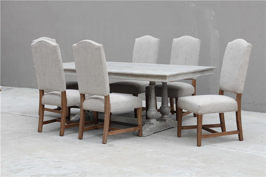 NS家居nsfurniture软包高背餐椅NSDC-1154C-C1 PB*ACR-Silver 商品图3