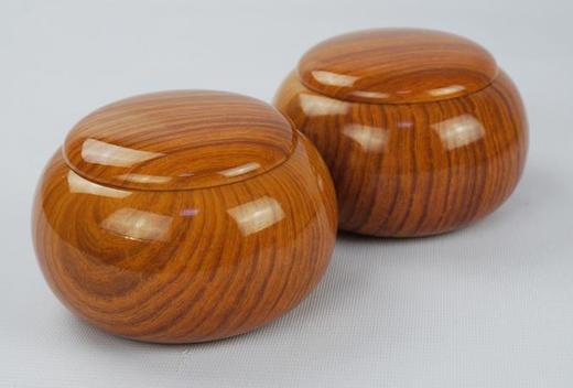 精瓷围棋子  仿木塑料PC围棋罐 精瓷 教学围棋 商品图1