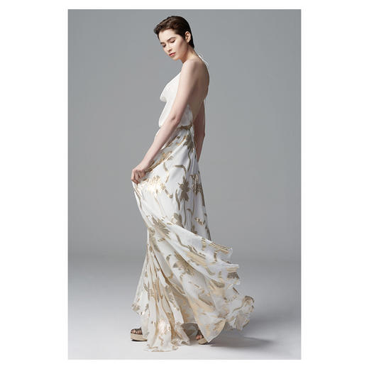 CG｜Silk Halter Top [真丝挂脖系细肩带露背上衣] 商品图8