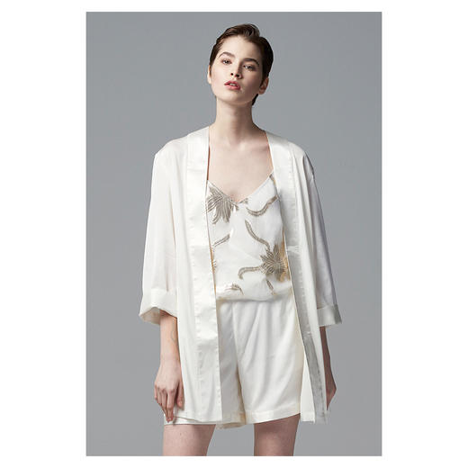 CG｜Jerry Silk Jacket [真丝无扣开衫外套] 商品图1