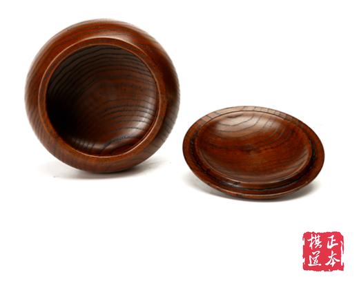 棋罐 大号古朴酸枣木围棋罐 稳重大气 适合搭配中号棋子围棋棋罐 商品图3