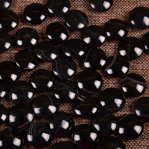 包邮 双蚕丝 玛瑙围棋子（双面凸）围棋子 商品图2