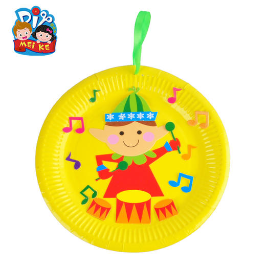 MEI KE圣诞节纸盘系列1幼儿园儿童手工diy美劳纸盘制作材料礼品 商品图4