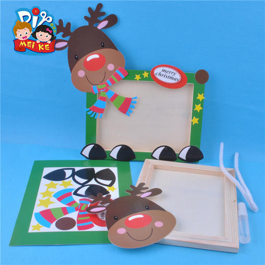 圣诞节创意相框幼儿园创意儿童手工diy制作材料小礼物圣诞树装饰 商品图3