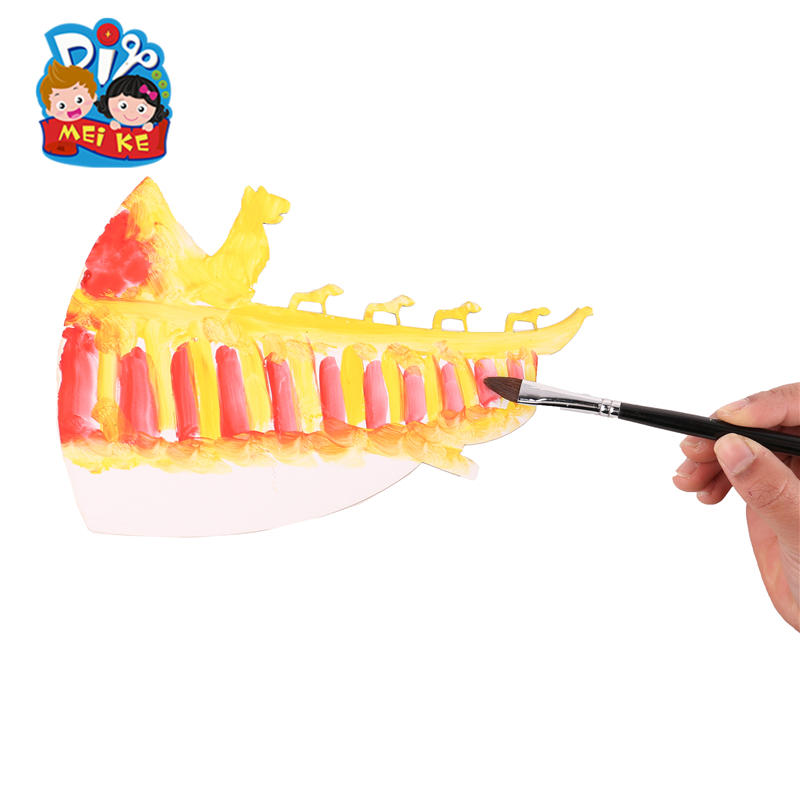 新品幼儿园儿童美术绘画涂鸦飞檐画彩绘材料创意diy制作材料包