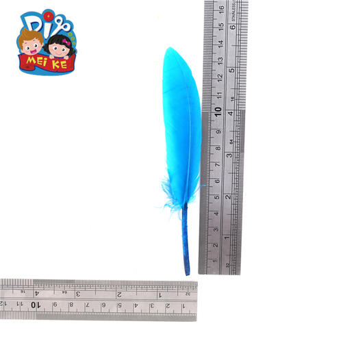 混色羽毛（7色35根）幼儿园创意手工基础材料黏贴工具创意主体 商品图3