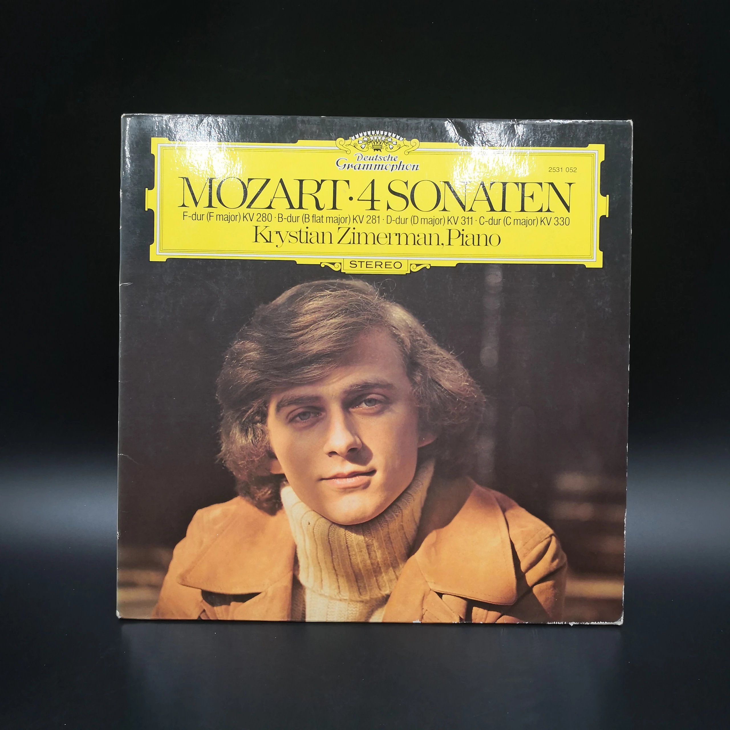 lp黑胶唱片当代著名钢琴家克里斯蒂安齐默尔曼之莫扎特作品集