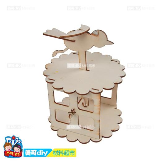 【美可—科学区】小鸡啄米木质机械科学手工制作材料幼儿园手工DIY材料包美可美劳 商品图3