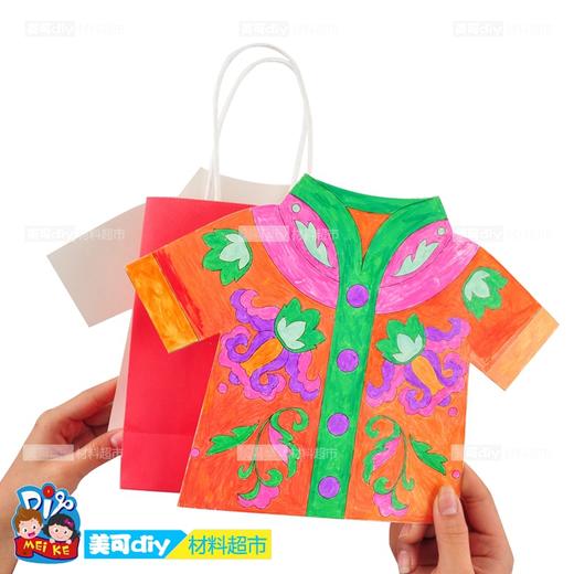 MEIKE 新款绘画中国服装传统服饰创意手工美术材料包幼儿园DIY 商品图2