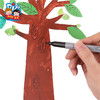 新品白坯涂色立体3D大树 幼儿园创意美术区角装饰材料儿童手工diy 商品缩略图2