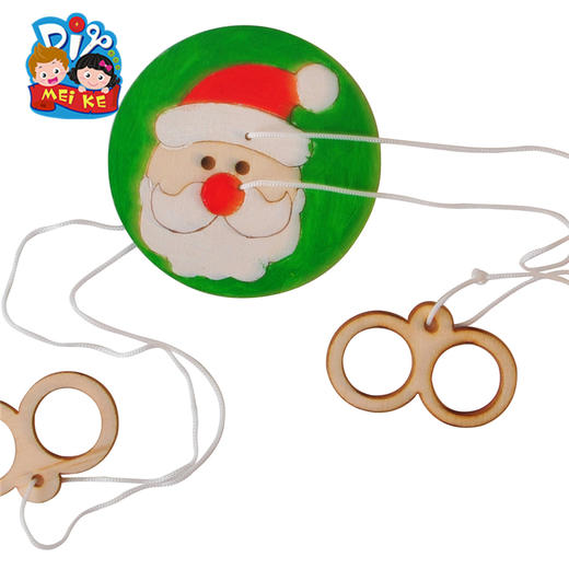 圣诞节圣诞树手工diy材料木质拉拉转小礼物幼儿园创意儿童装饰 商品图3