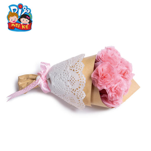 教师节手工diy 幼儿园儿童创意手棒花仿真花束制作材料包老师礼物 商品图2