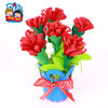 教师节不织布艺盆栽花儿童diy幼儿园手工制作仿真花立体花材料包 商品缩略图2