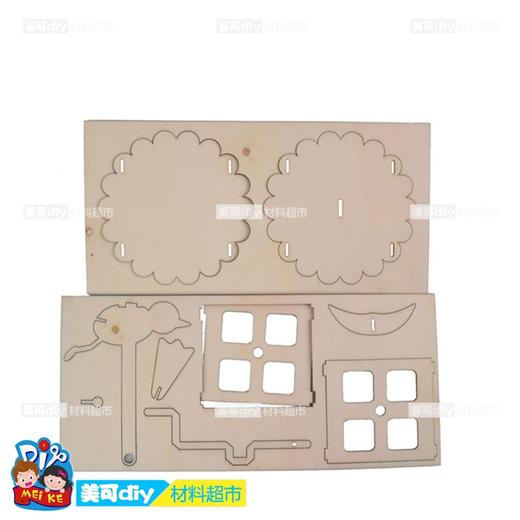 【美可—科学区】小鸡啄米木质机械科学手工制作材料幼儿园手工DIY材料包美可美劳 商品图1